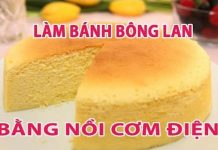 Cách làm bánh bông lan bằng nồi cơm điện siêu ngon Cách làm bánh bông lan bằng nồi cơm điện siêu ngon